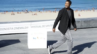 San Sebastián: así arribó Denzel Washington al festival de cine