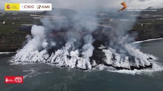 El aire contaminado por la erupción en La Palma obliga a los residentes a encerrarse