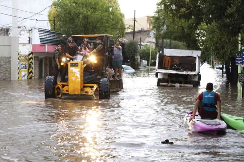 En 2012 el Concejo Nacional de Investigaciones Científicas (Conicet) alertó sobre los efectos de las lluvias en Bahía Blanca. Foto: Caritas Argentina