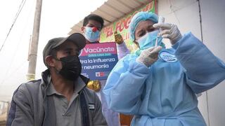 Vacunación contra la influenza y neumococo: más de 223 mil peruanos ya recibieron la dosis a nivel nacional
