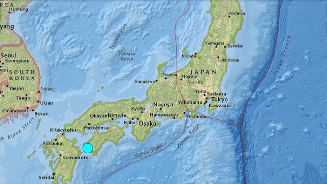 Japón: al menos 7 heridos leves y algunos daños urbanos tras terremoto de magnitud 6,6