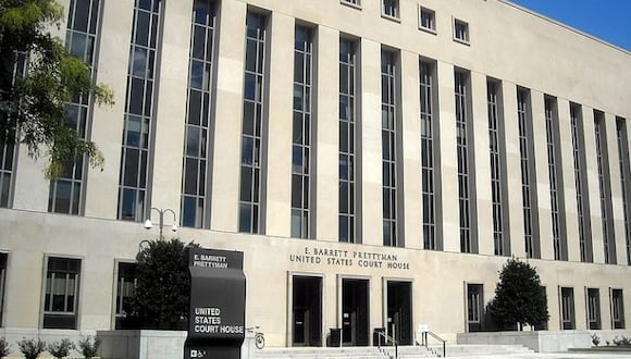 Tribunal de Distrito de los Estados Unidos para el Distrito de Columbia. (Foto: Wikipedia)