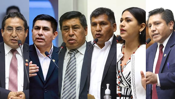 Seis congresistas conformaron la nueva Bancada Socialista. (Fotos: Congreso)