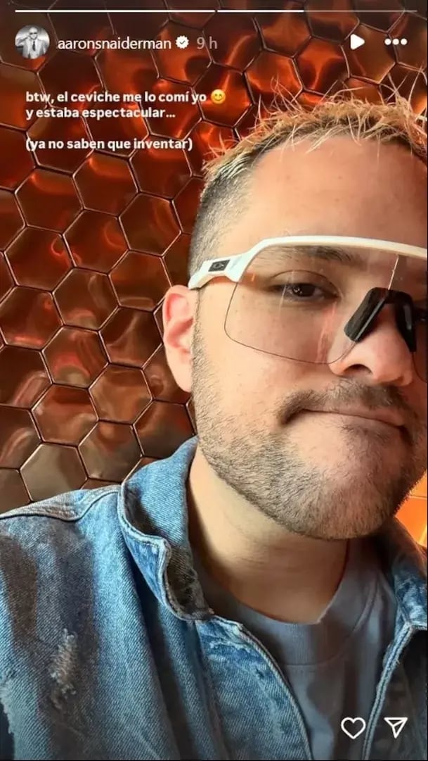 Publicación de Aaron Snaiderman.