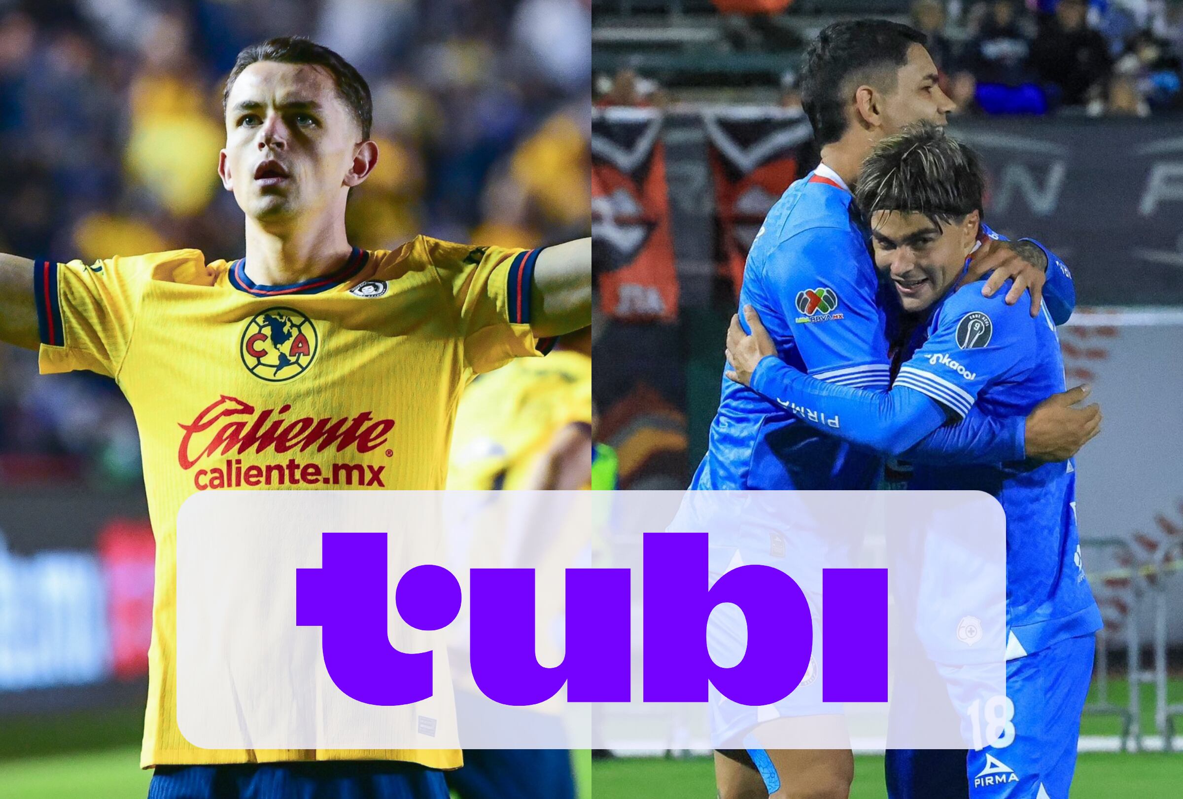 Transmisión del partido América vs. Cruz Azul vía Tubi TV, para ver los cuartos de final de la Concachampions 2025. (Foto: Composición MAG)
