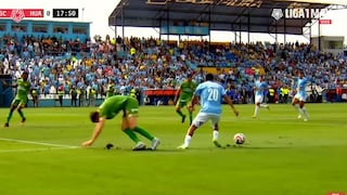 Le ‘rompió' la cintura: golazo de Grimaldo para el 1-0 de Sporting Cristal vs Sport Huancayo | VIDEO