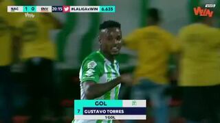 Atlético Nacional vs. Envigado: Gustavo Torres abrió el marcador en el estadio Atanasio Girardot | VIDEO