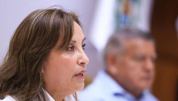 Dina Boluarte afronta su primera moción de vacancia presidencial. (Foto: Presidencia)