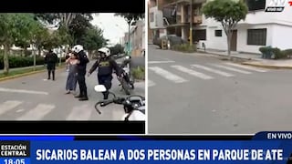 Balacera en Ate: sicarios disparan contra dos jóvenes en parque de urbanización Los Topacios
