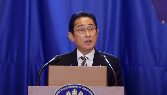 El primer ministro de Japón, Fumio Kishida. (Foto de KARIM JAAFAR / AFP)