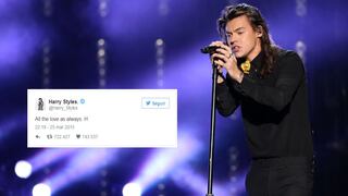 One Direction lidera lista de mensajes más tuiteados en 2015