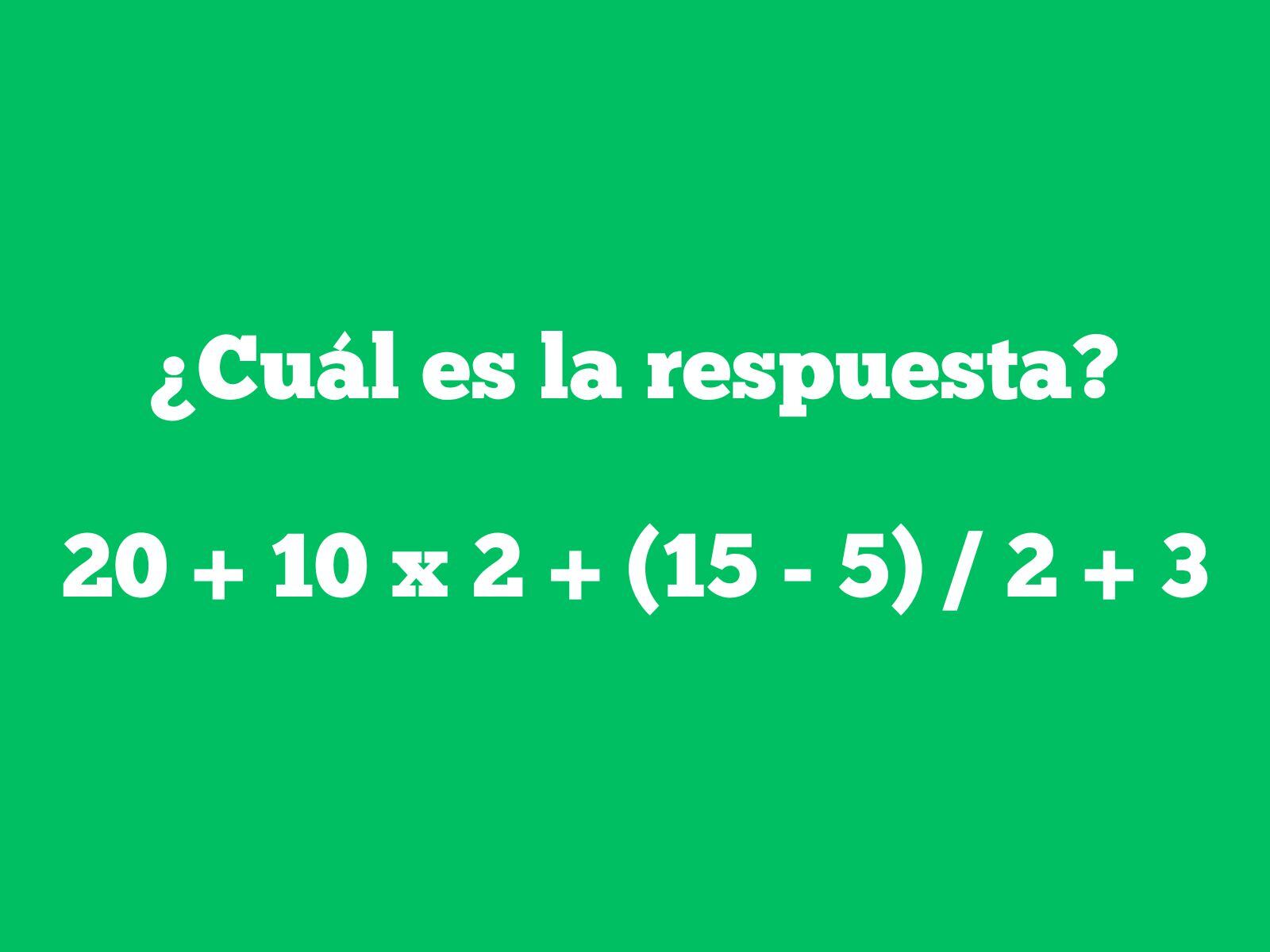 Reto matemático: Lee el enunciado y analiza rápidamente. No tendrás mucho tiempo. (Creación: Mag)