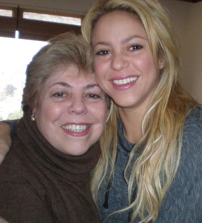 Shakira junto a su mamá Nidia Ripoll (Foto: Shakira/Instagram)