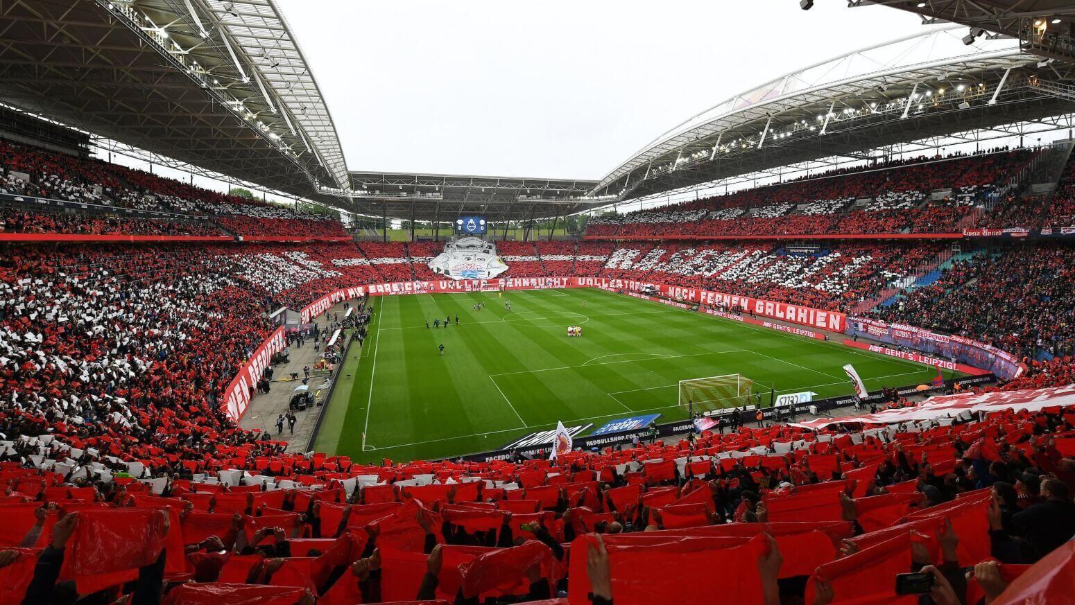 El estadio Red Bull Arena de Leipzig. Foto: UEFA