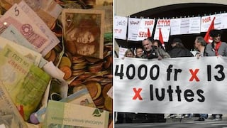 Suiza: Referéndum rechaza el aumento del sueldo mínimo a €3270
