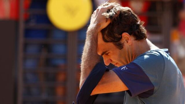 Federer eliminado sorpresivamente en debut en Masters de Roma