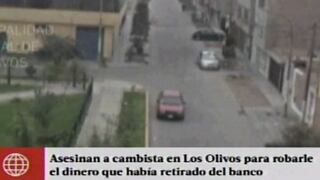 Los Olivos: ‘marcas’ balean a cambista que se resistió a asalto