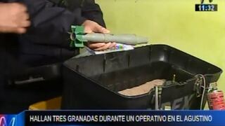 El Agustino: hallan granada antitanque en medio de la basura