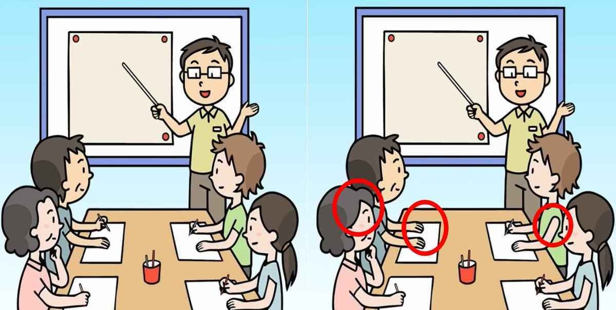 JUEGO DE OBSERVACIÓN | Las 3 diferencias están encerradas en círculos rojos. | jagranjosh