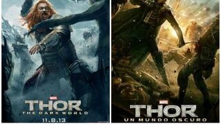 "Thor: Un Mundo Oscuro": Marvel difunde nuevos posters de la película