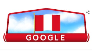 Google rinde homenaje al Perú con un ‘doodle’ con nuestra bandera como protagonista