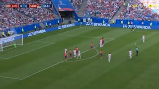 Costa Rica vs. Serbia: Kolarov marcó golazo de tiro libre en el Mundial Rusia 2018