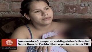 La historia de la joven madre que fue mal diagnosticada con VIH