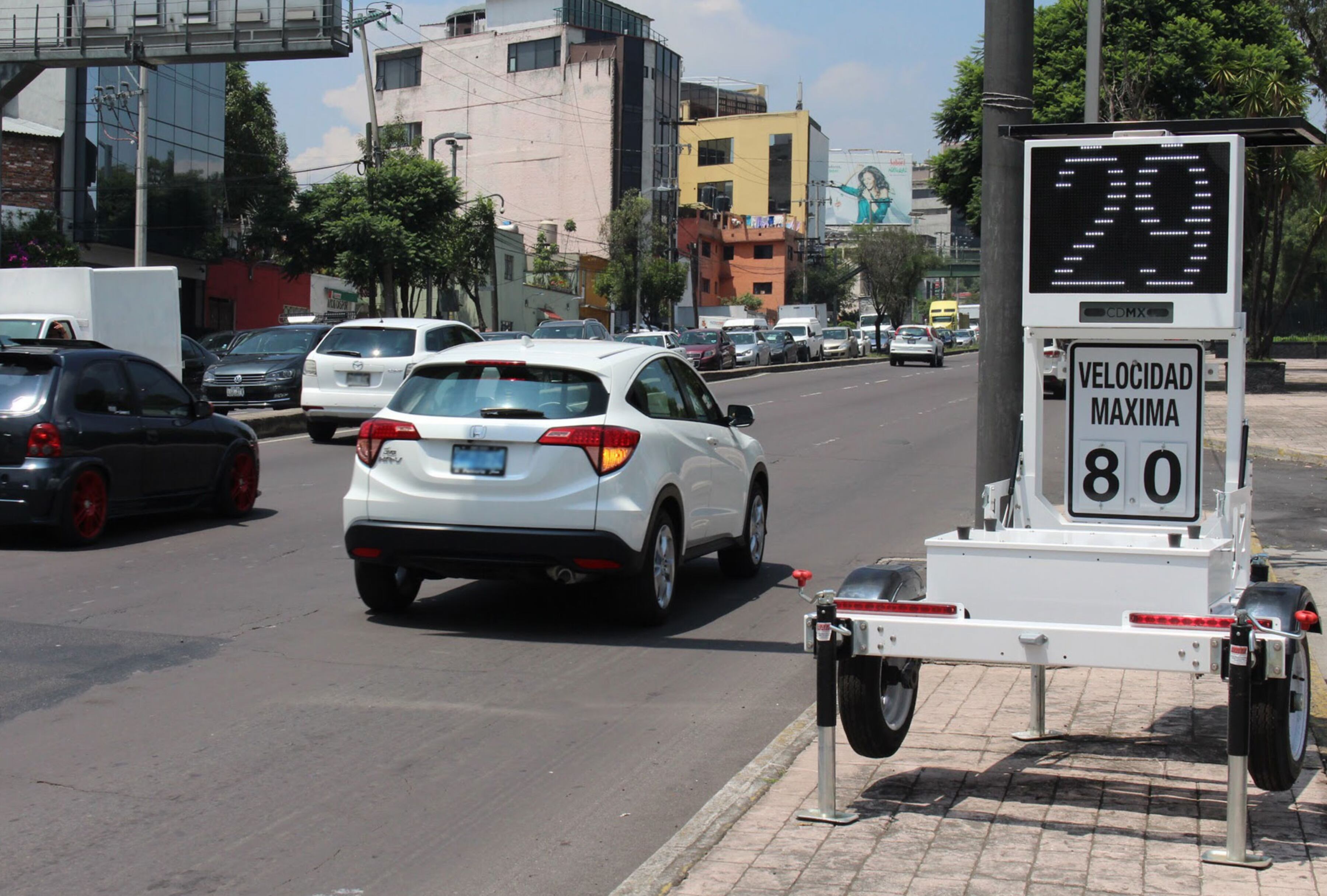 ¡Cuidado al conducir! La Ciudad de México ha colocado nuevos radares de velocidad en puntos estratégicos para mejorar la seguridad vial. (Foto: Secretaría de Seguridad Ciudadana)