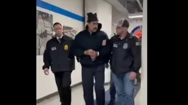 Maduro es trasladado a una prisión federal tras su llegada a Nueva York, según medios