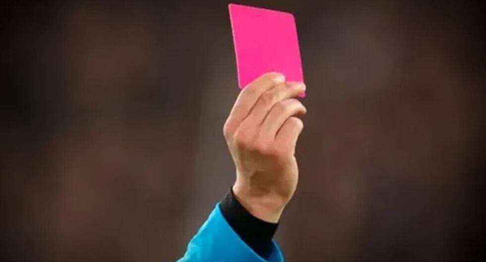 Mira lo que significa la tarjeta rosa en la próxima Copa América 2024