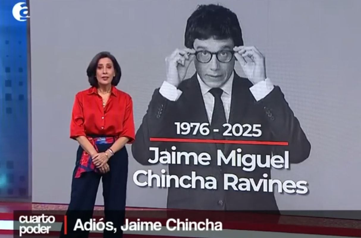 Sol Carreño se despide de Jaime Chincha con emotivo homenaje en Cuarto Poder. (Foto: Captura de video)