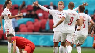 Dinamarca vapuleó 4-0 a Gales y clasificó a los cuartos de final de la Eurocopa 2021