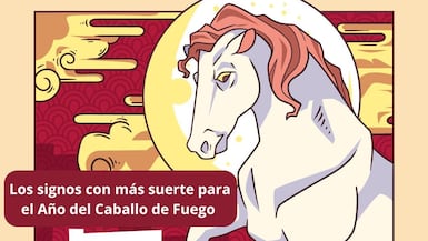 De los doce animales del zodiaco chino, solamente cinco tendrá mucha fortuna en el Año del Caballo de Fuego