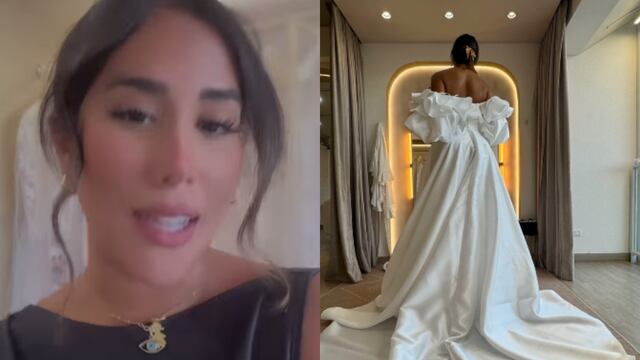 Melissa Paredes y Anthony Aranda próximos a casarse: Modelo ya se probó el vestido de novia