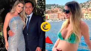 Brunella Horna luce embarazada en viaje por sus vacaciones en Europa