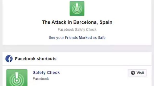 Facebook activó Safety Check tras el atentado de Barcelona