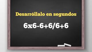 Muchos fallan al resolver esta ecuación matemática: ¿cuál es la respuesta 6x6-6+6/6+6?