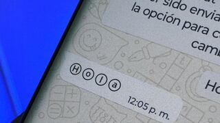 Así puedes activar las letras redondas en WhatsApp