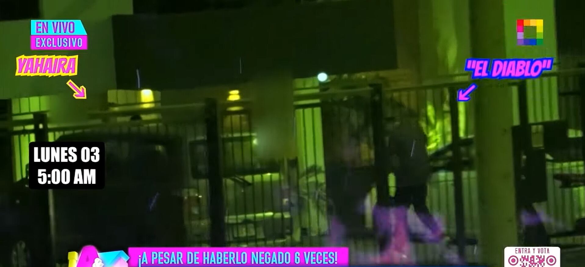 Cantante fue vista nuevamente con Luis Fernando Rodríguez. (Fuente: Willax)