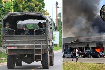 Tailandia y Camboya se atacan con cazas y artillería en una disputa con una decena de muertos