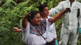Rigoberta Menchú llama a denunciar "la mano sucia de Chevron"