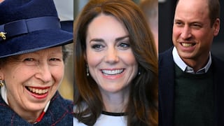 Príncipe William, la princesa Ana y Kate Middleton, entre los miembros de la realeza más populares 