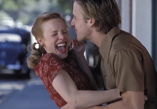 Rachel McAdams y Ryan Gosling en "Diario de una pasión" (Foto: New Line Cinema)