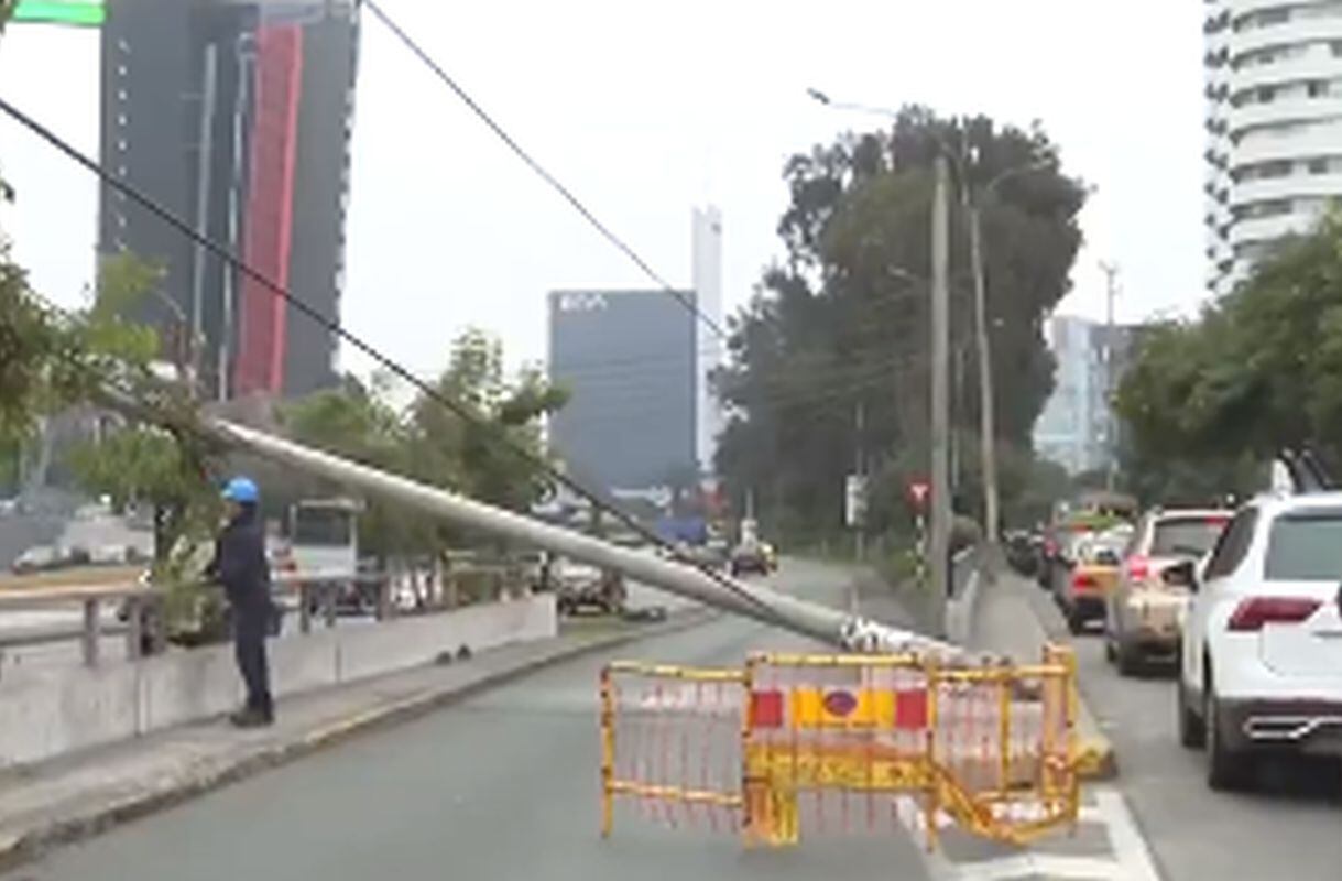 La conductora resultó con lesiones menores. Foto: Canal N