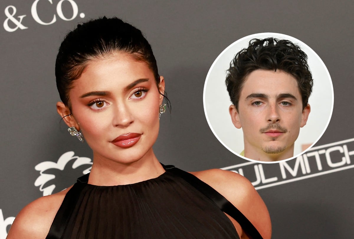 Kylie Jenner y Timothée Chalamet brillaron juntos en múltiples alfombras rojas durante la temporada de premios. | Crédito: Michael Tran / AFP