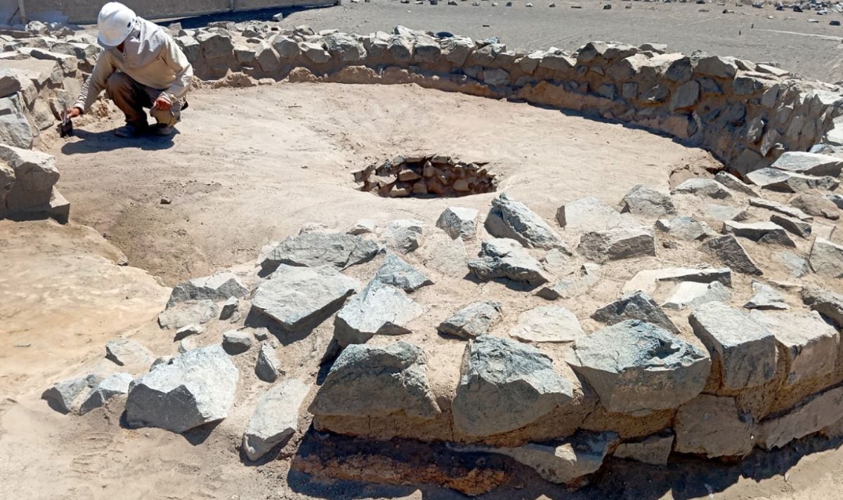 El Altar del Fuego de Era de Pando es de forma circular y mide, aproximadamente, 7 metros de diámetro | Foto: Ministerio de Cultura