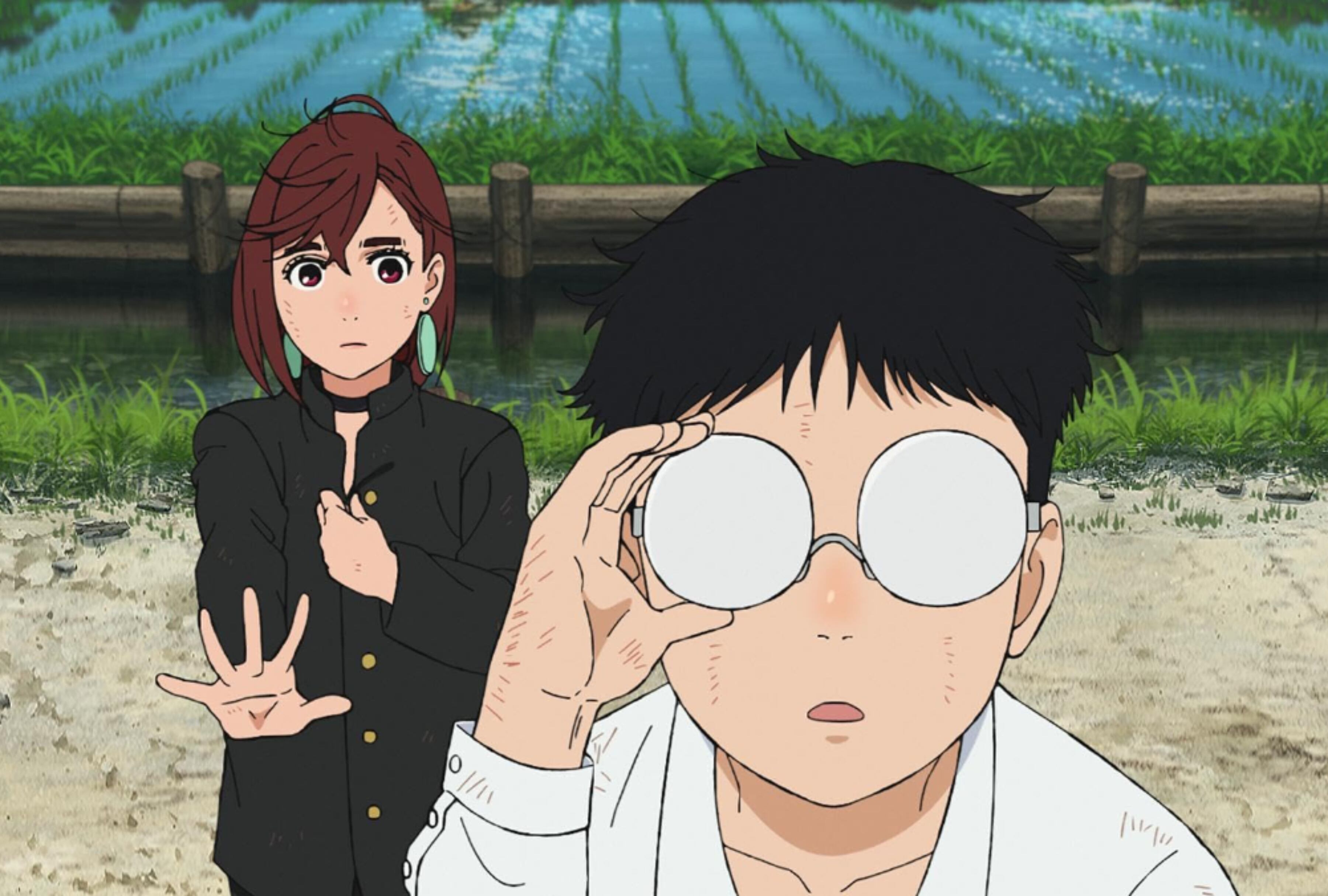 Una escena de los protagonistas en el episodio 2 del anime “Dan Da Dan” (Foto: Science Saru)