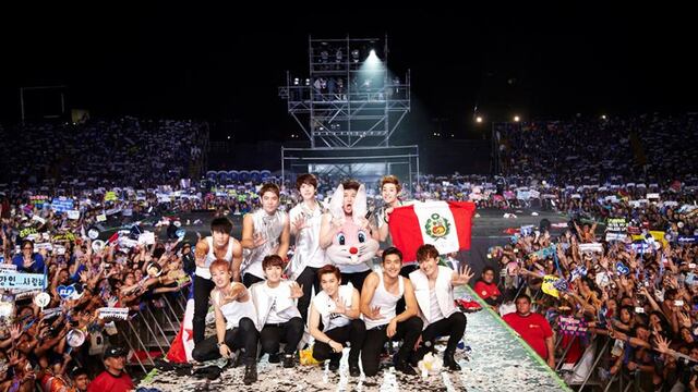 FOTOS: el concierto de Super Junior en Lima visto desde el escenario