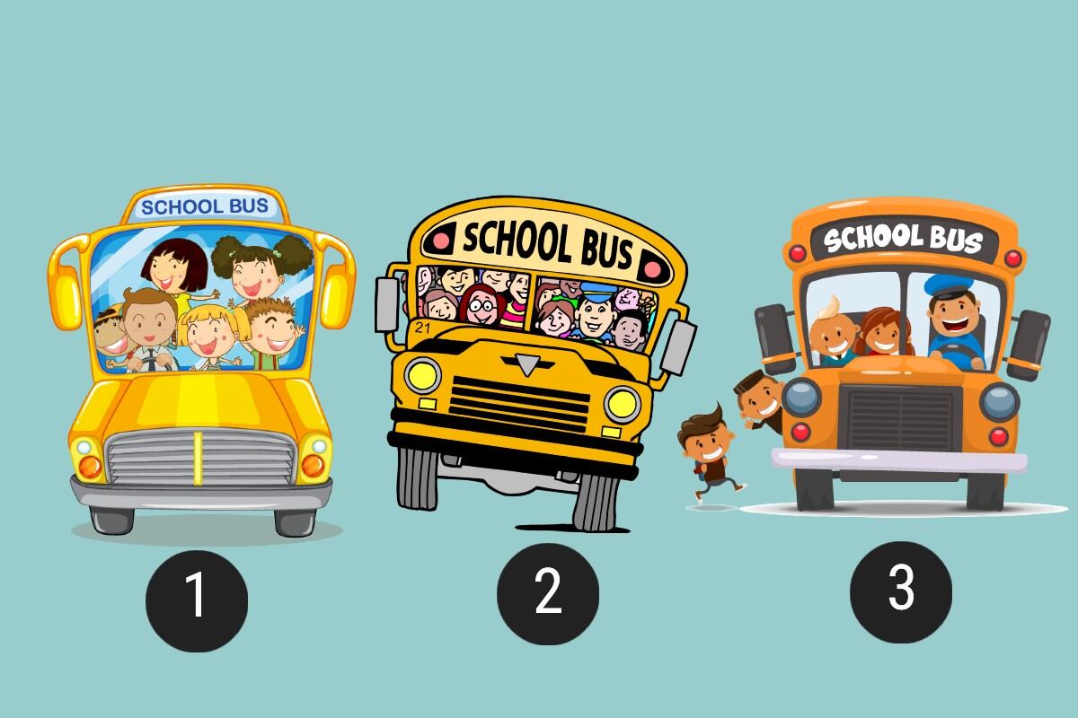 Elige uno de los 'School bus' para saber qué dice tu personalidad sobre ti. (Imagen: Mag)