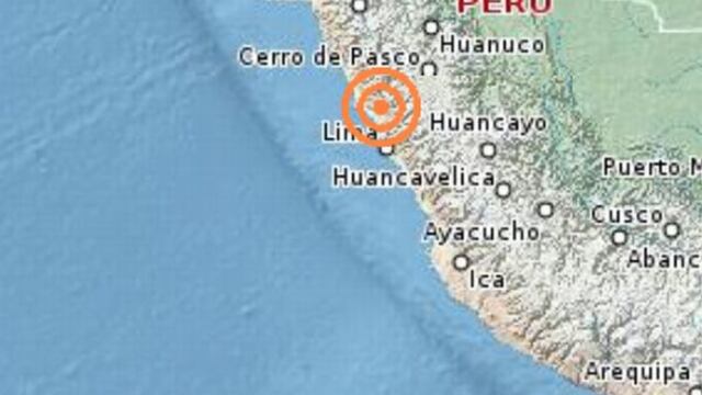 Sismo de 3,8 grados Richter se registró esta noche en Ancón